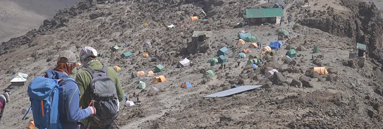 Continue from Karanga Camp to Barafu Camp: