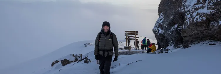 Barafu camp Uhuru Peak (summit point) back to Barafu camp then to Mweka camp 