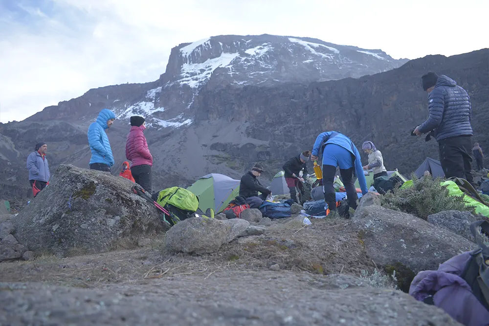 Barranco Campsite kilimanjaro