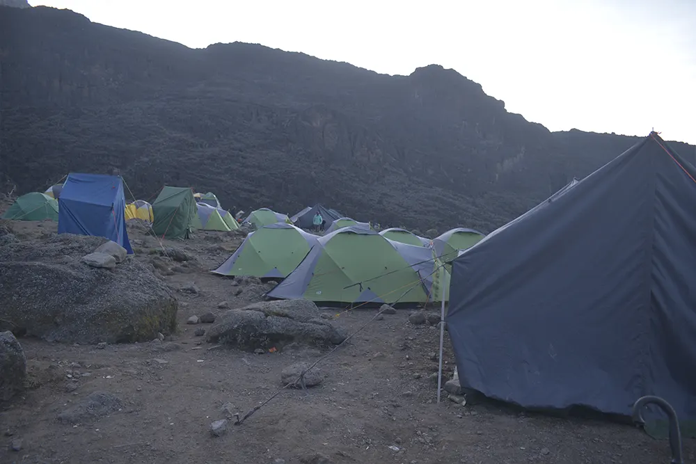 Barranco Campsite kilimanjaro