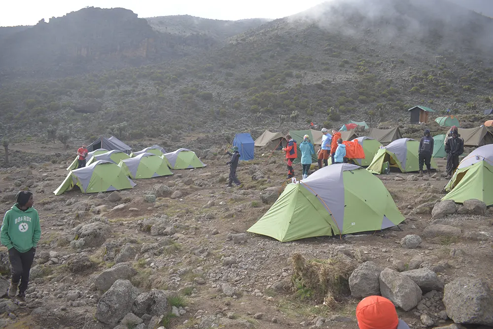 Barranco Campsite kilimanjaro