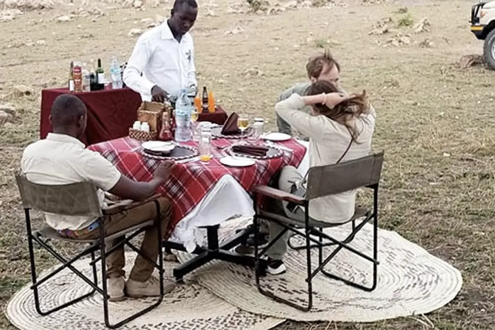 Central Serengeti Tanzania Bush Camp Images