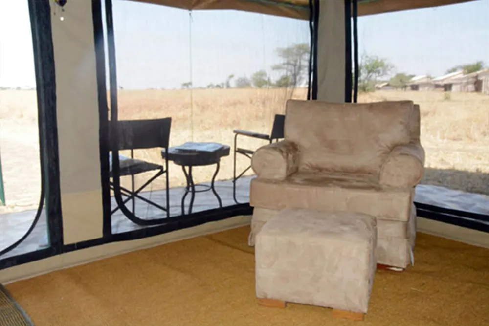 Central Serengeti Tanzania Bush Camp Images