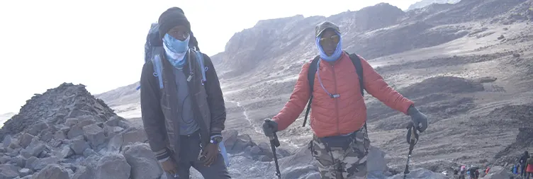 Karanga Camp to Barafu Camp.