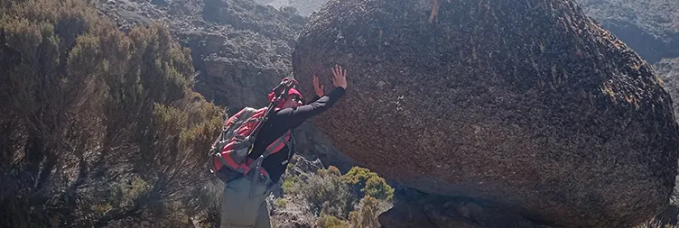 Trekking Karanga Camp to Barafu Camp