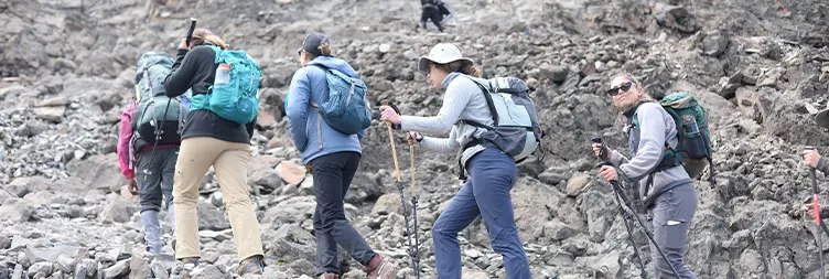 Proceed to climb from Karanga Camp to Barafu Camp