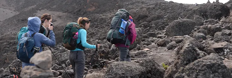 Leaving Karanga Camp to Barafu Camp