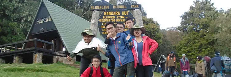 Moshi  Marangu Gate to Mandara Hut