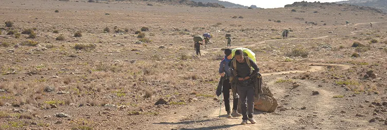 Mawenzi Tarn climb to Kibo Hut 