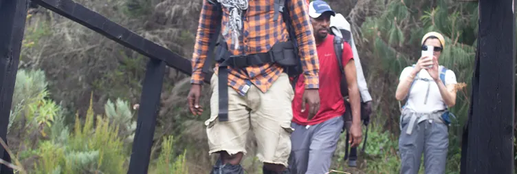 Rongai Gate to Simba camp.