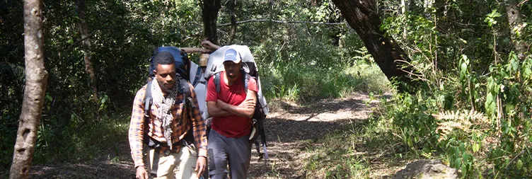 Moshi -Rongai Gate -Simba Camp