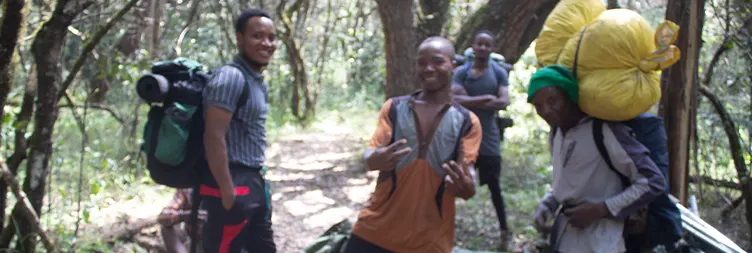 Moshi  to Rongai Gate  to Simba Camp 