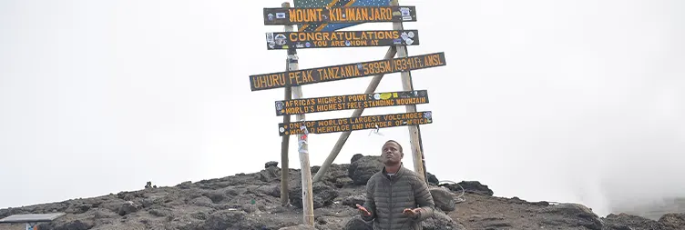 Climbing from School Hut to Uhuru Peak to Mweka Camp
