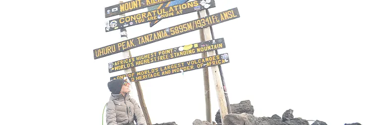 School Hut â€“ Uhuru Peak (Summit Point) â€“ Mweka Camp