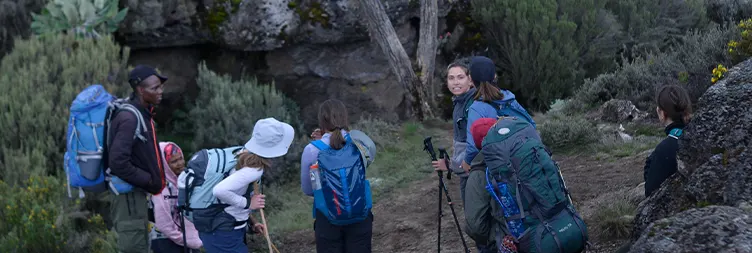 Trek- Shira Camp 1 to Shira Camp 2 (Elevation: 3,610M - 3,850M)