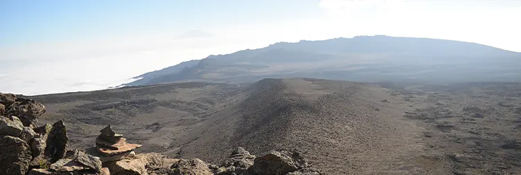 Shira 2 Camp Climbing  to Lava Tower to Moir Hut