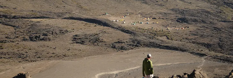 Shira 2 Camp to Moir Huts via Lava Tower