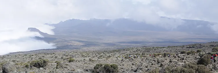 Shira 2 Camp to Barranco Camp