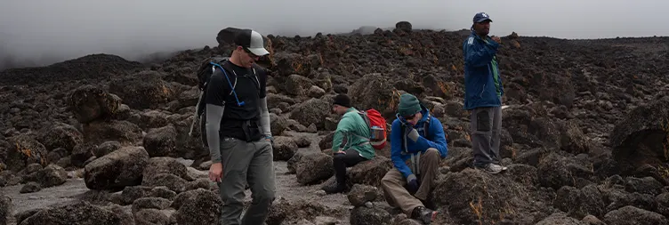 Shira 2 climb to Barranco Camp via Lava Tower