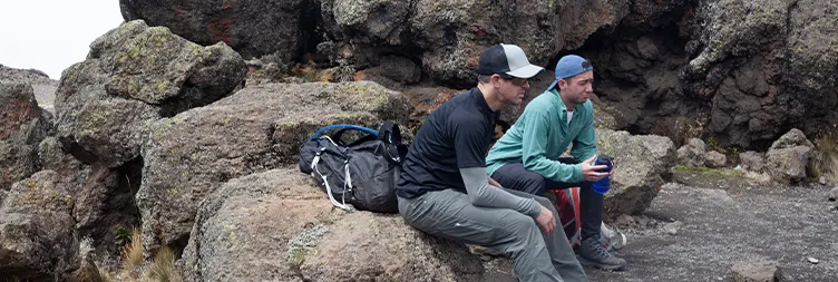 Shira Camp 2 to Lava Tower climb to Barranco Camp