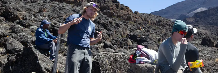 Shira 2 Camp to Barranco Camp via Lava Tower.