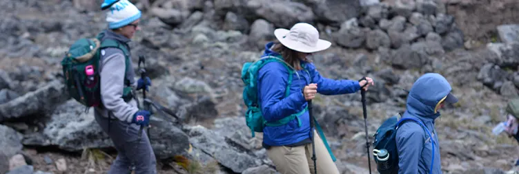 Shira Camp II Trekking to Barranco Camp via Lava Tower