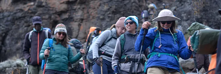 Leaving Shira 2 Camp to Barranco Camp