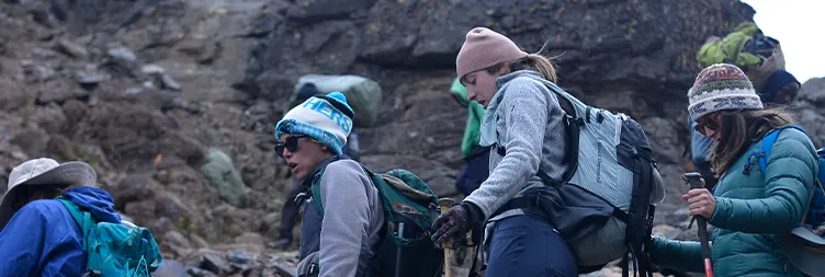 Shira II camp to Lava Tower to Barranco Camp