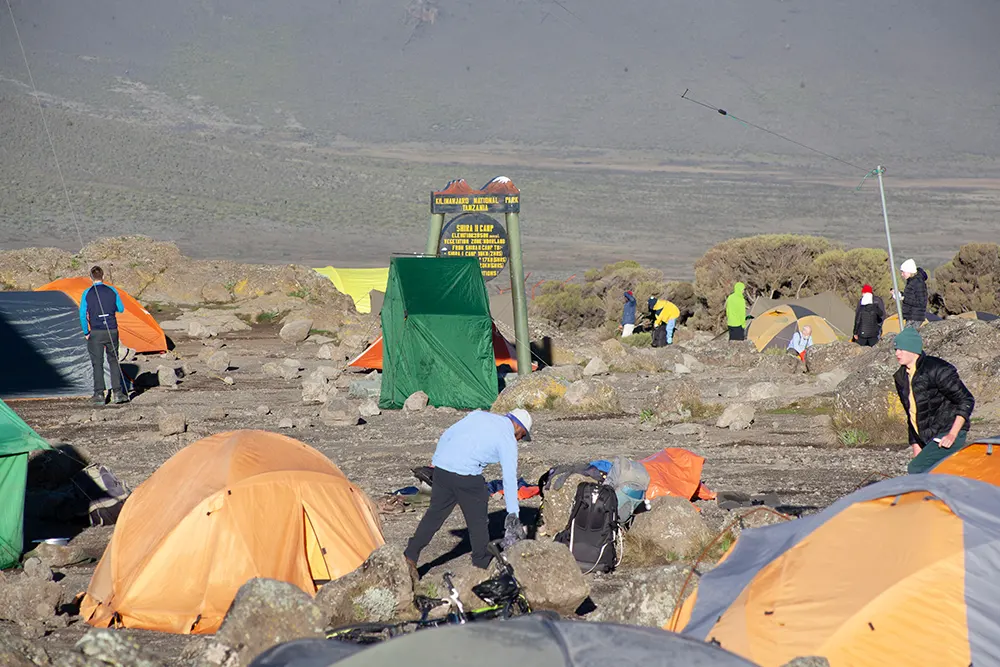Shira 2 Campsite Kilimanjaro