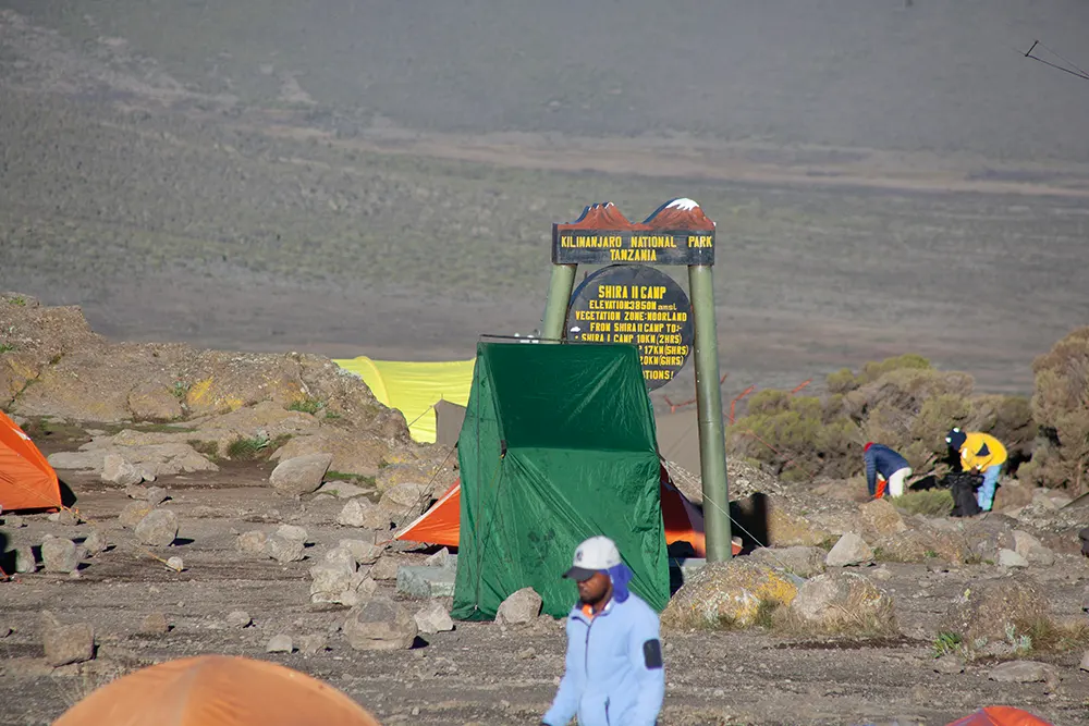Shira 2 Campsite Kilimanjaro