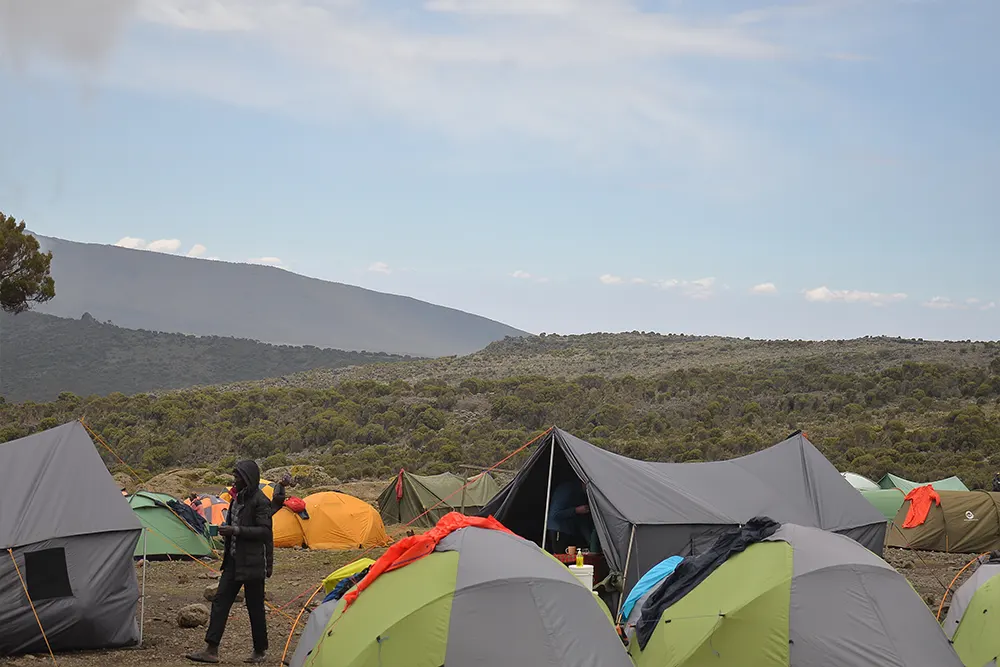 Shira Cave Campsite kiiimanjaro