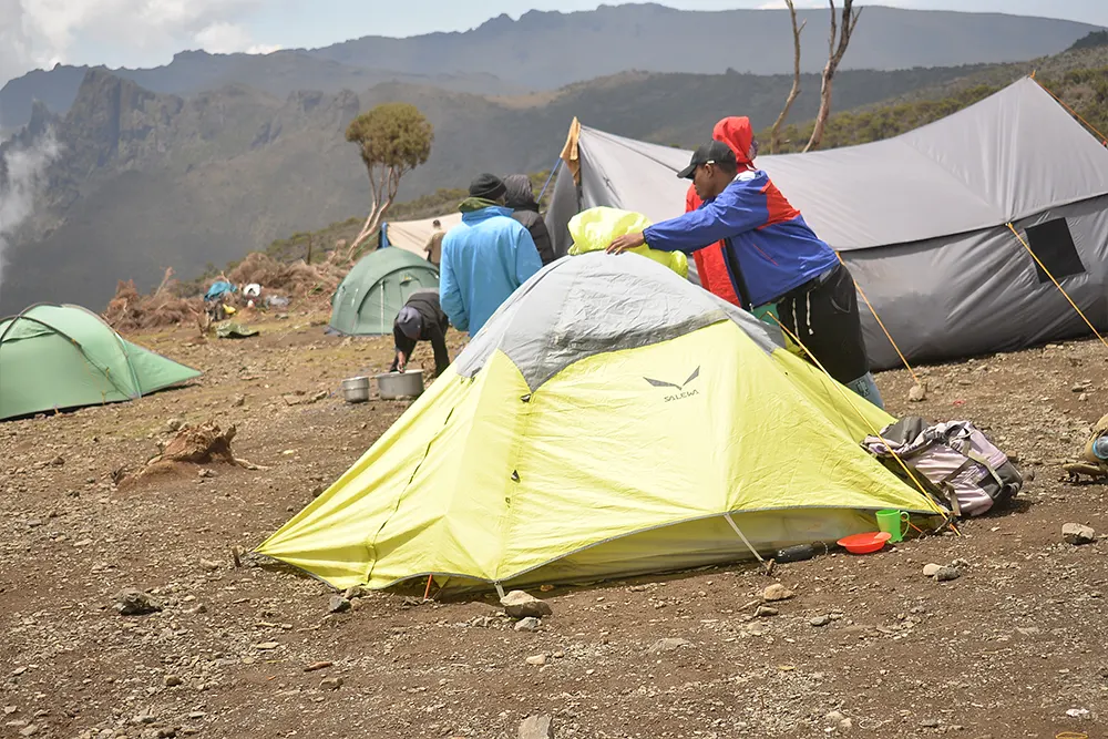 Shira Cave Campsite kiiimanjaro
