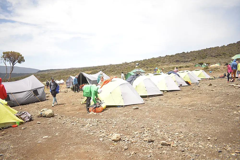 Shira Cave Campsite kiiimanjaro