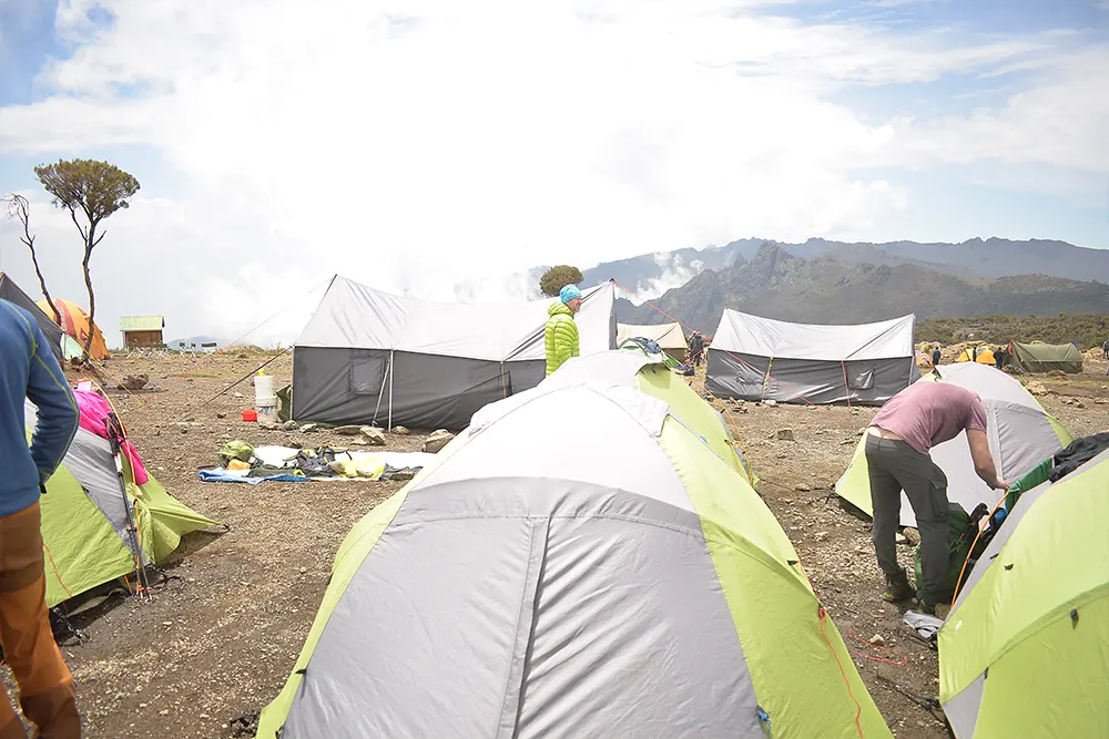 Shira Cave Campsite kiiimanjaro