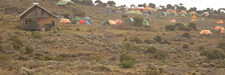 Moir Hut to Lava Tower and Barranco Camp (13,800 ft to 15,190 ft to 13,044 ft)