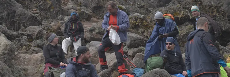 Acclimatization at Barranco 