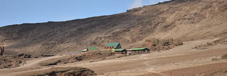 THIRD CAVE CAMP â€“ KIBO HUT.