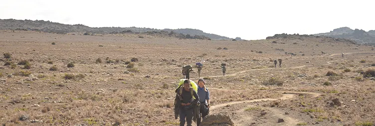 THIRD CAVE  TO KIBO CAMPSITE