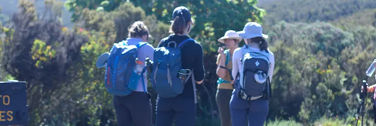 CONTINUE TREKKING FROM UMBWE CAMP TO BARRANCO CAMP