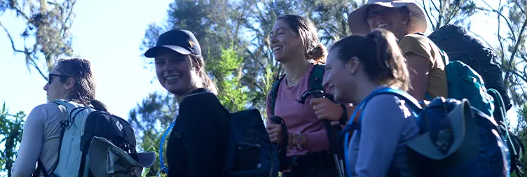 LEAVING UMBWE CAVE CAMP TO BARRANCO CAMP