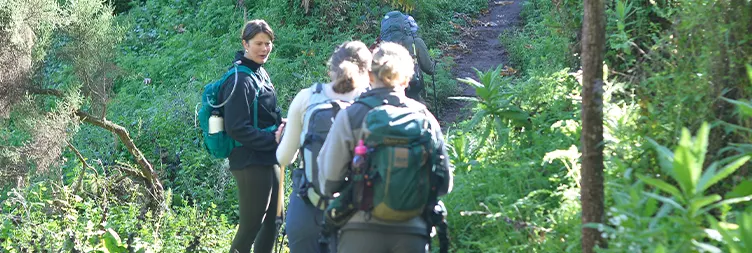 UMBWE CAVE CAMP TO BARRANCO CAMP.